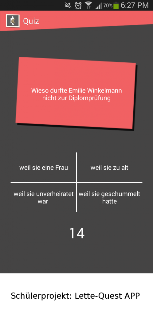 Lette Quest für Stiftung Stadtmuseum 